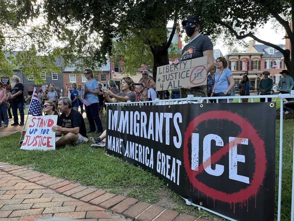 Delegate Martinez Speaks at Immigration Rally is Leesburg